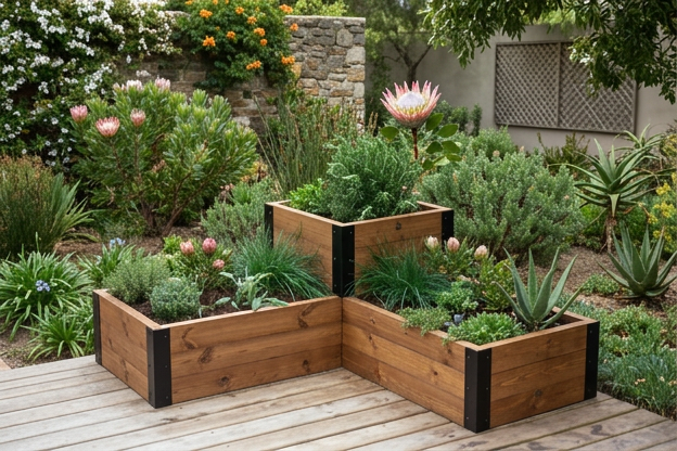 custom made wooden planter custom made wooden planter